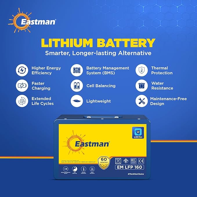 Eastman Lithium-160 Ups & Battery Set