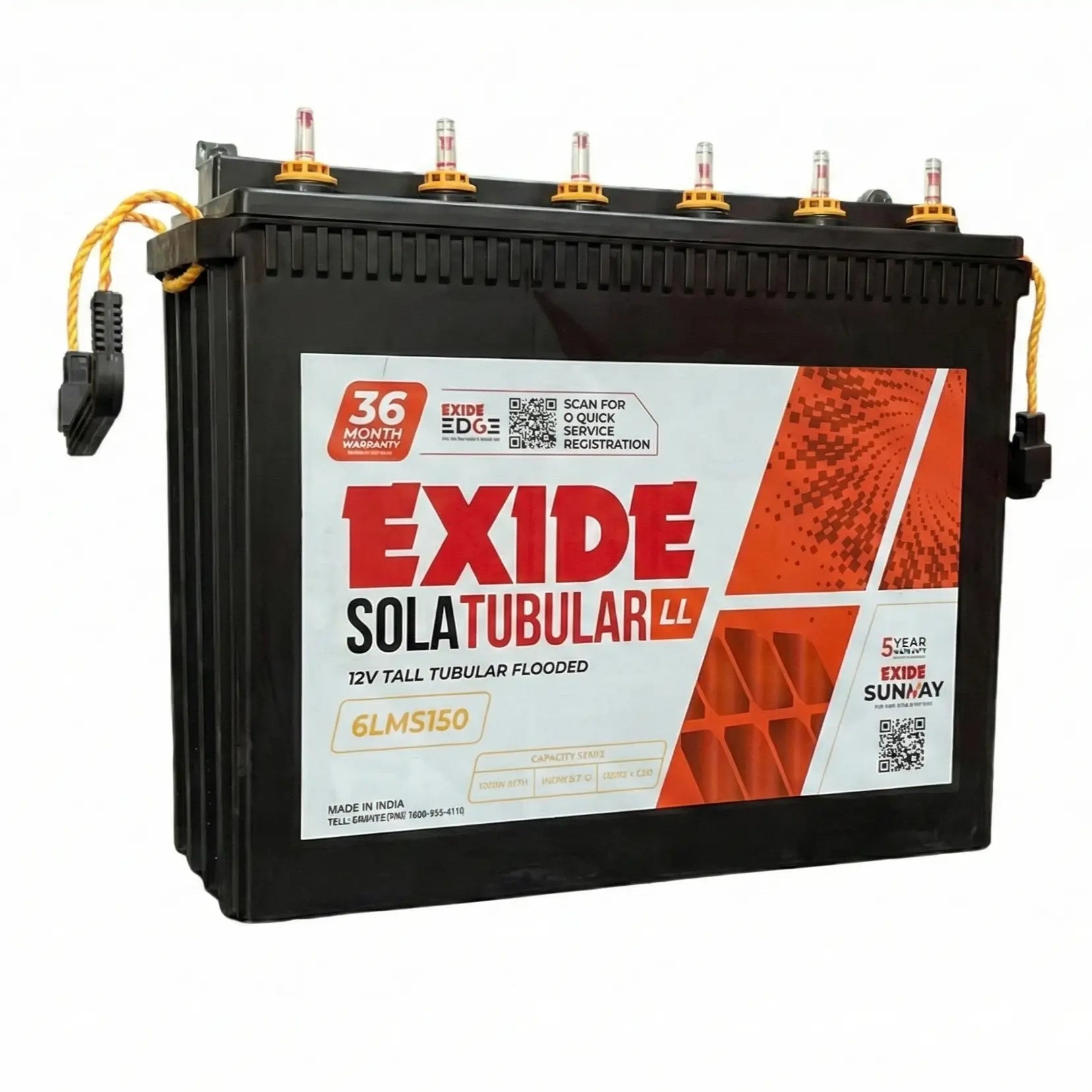 Exide Solatubular , Tall Tubular Solar  Battery