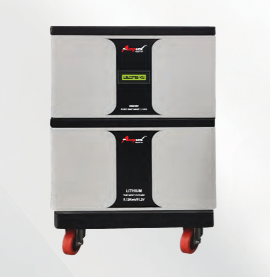 Amptek, Lithium Home UPS Set, All in one battery and inverter 5500/48V